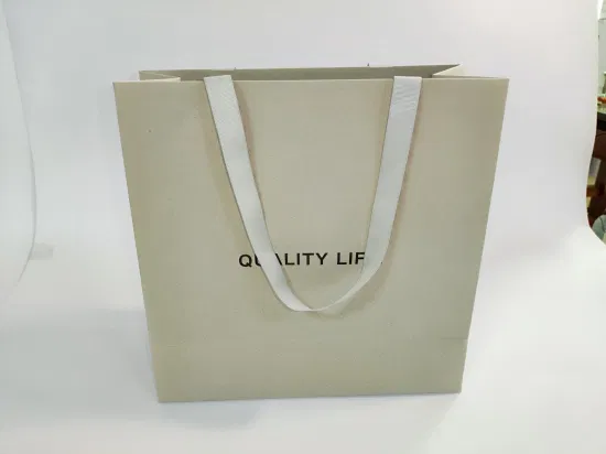 Shopping Custom Small Gift Perfume Paper Bags with Logo and Handles Customized Printed Paper Gift Bags with Your Own Logo
