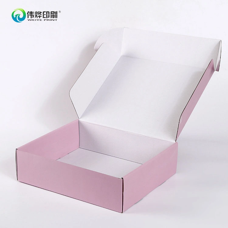 Recyclable Corrugated Paper Box Foldable Clothing Packaging Box Flat Shipping Carton Box